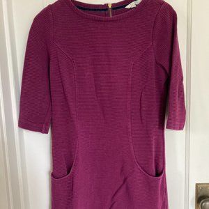 Boden Ottoman shift dress size 8
